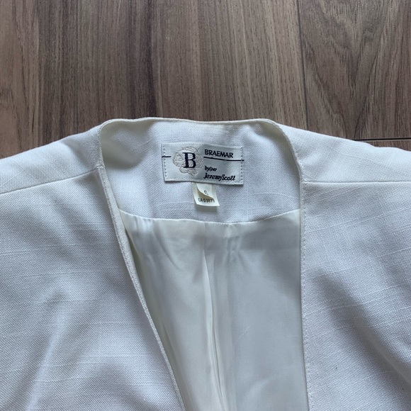 Braemar by Jeremy Scott Cream Blazer - Picture 2 of 4